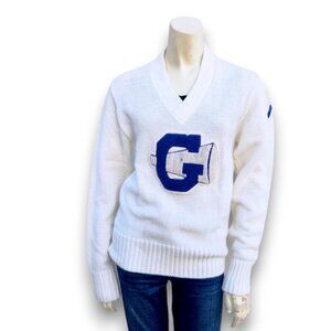Vintage 70s Varsity Cheerleader Letter G Sweater‎